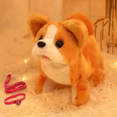 Max | Interactieve Pluche Hond voor Kinderen met Beweging en Geluid, Zacht en Knuffelbaar 0